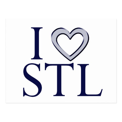 i love STL Postcards