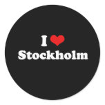 I Love Stockholm Tshirt White Tshirt stickers