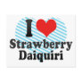 I Love Strawberry+Daiquiri Post Cards