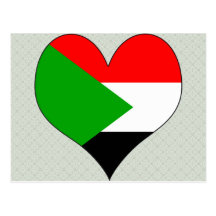 I Love Sudan Post Card