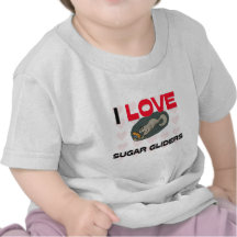 I Love Sugar Gliders Shirts