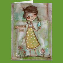 I love summer and you - Greeting Card cards