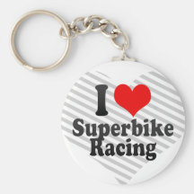 I love Superbike Racing Keychain