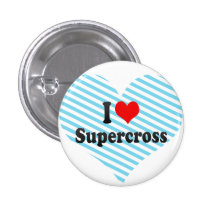 I love Supercross Pinback Button