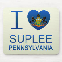 I Love Suplee, PA Mouse Pad