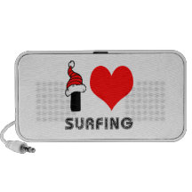 I Love Surfing Design iPhone Speaker