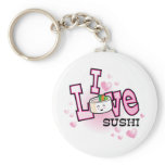 I love sushi keychain