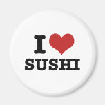 I Love Sushi Refrigerator Magnet