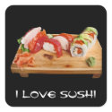 I Love Sushi stickers