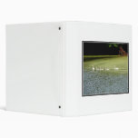 I love swans! vinyl binder
