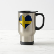 I Love Sweden Coffee Mugs
