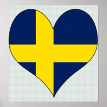 I Love Sweden Posters