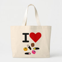 i love sweets candies bag