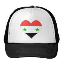 I Love Syria Heart Trucker Hats