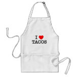 I Love TACOS ( food ) Apron