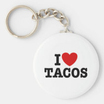 I Love Tacos keychains