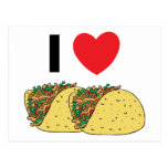 I Love Tacos Post Card