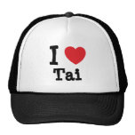 I love Tai heart T-Shirt Mesh Hat