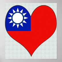 I Love Taiwan Print
