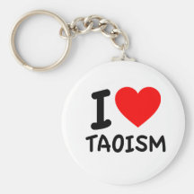 I Love Taoism Keychains