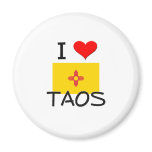 I Love Taos New Mexico Magnet