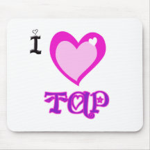 I LOVE Tap Mousepad
