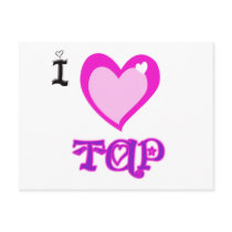 I LOVE Tap Postcards