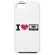I love tape iPhone 5 cover