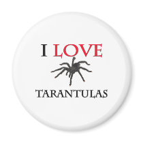 I Love Tarantulas Fridge Magnets