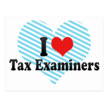 I Love Tax Examiners Post Cards