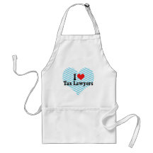 I Love Tax Lawyers Apron