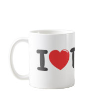 i love tea mug