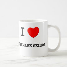 I Love Telemark skiing Mug