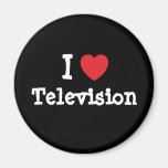 I love Television heart custom personalized Refrigerator Magnet