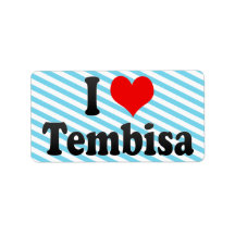 I Love Tembisa, South Africa Address Labels
