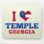 I Love Temple, Georgia Mousepad