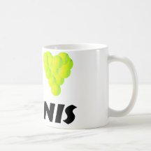 I love tennis mug