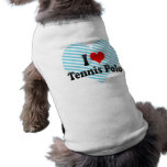 I love Tennis Polo Pet Clothing