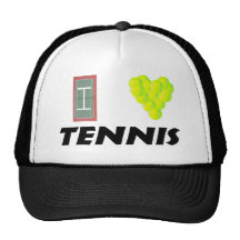 I love tennis trucker hat
