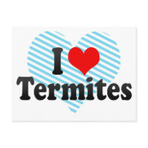 I Love Termites Postcard