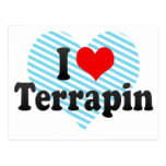 I Love Terrapin Post Cards