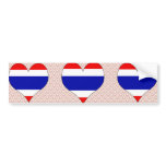 I Love Thailand Bumper Sticker