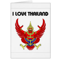 I LOVE THAILAND-DESIGN 1 FROM 933958STORE GREETING CARD