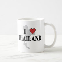I Love Thailand Mugs