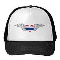 I Love Thailand -wings hats