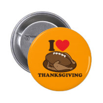 I love Thanksgiving buttons