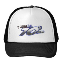 I Love the 70s Seventies 1970s MUSIC in 70s fan Trucker Hat