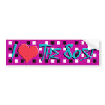 I Love The 80s Bumper Sticker