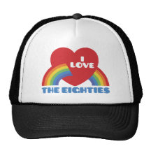 I Love The 80's Hats