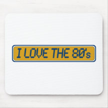 I Love The 80'S Mousepads